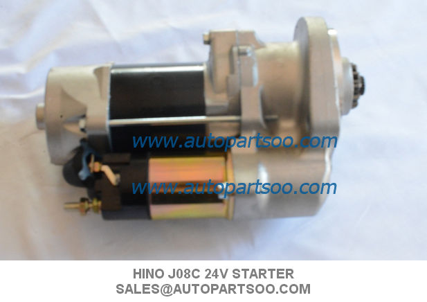 Brand New J08C Starter Motor For Hino FD JO8C 2Bolt 24V
