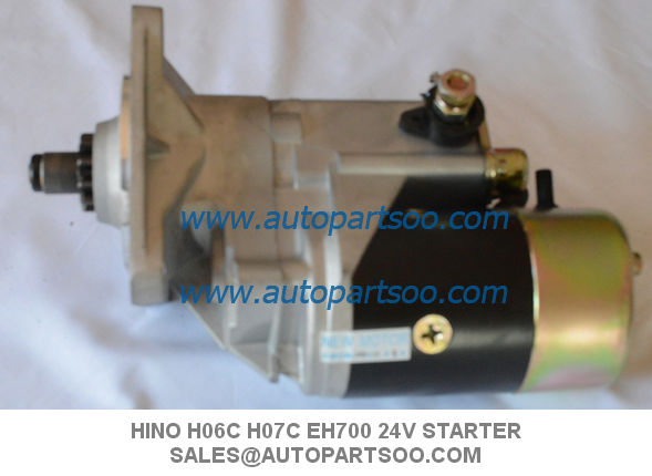 Brand New EH700 Starter Motor For Hino FD FF Early HO6C HO7C 24V
