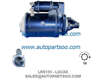 LRS195 LRS968 - LUCAS Starter Motor 12V 2.8KW 10T MOTORES DE ARRANQUE