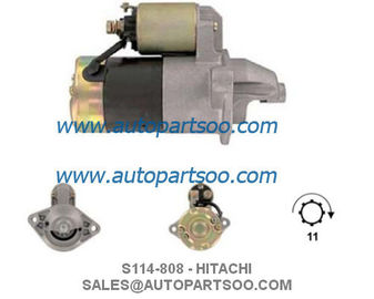 S114-808 HITACHI 12V 1.2KW 11T STARTER MOTOR S114-808 HITACHI 12V 1.2KW 11T