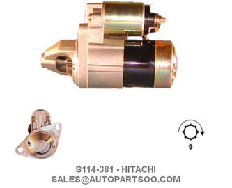 S13-126 S13-322 - HITACHI Starter Motor 12V 2.2KW 9T MOTORES DE ARRANQUE