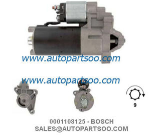 0001108125 0001108162 - BOSCH Starter Motor 12V 1.4KW 9T MOTORES DE ARRANQUE