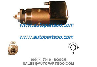 0001417041 0986011520 - BOSCH Starter Motor 24V 5.4KW 9T MOTORES DE ARRANQUE