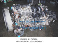 Genuine ISUZU 6HH1 ENGINE ASSY USED JAPAN ENGINE ASSY Genuine ISUZU 6HH1 ENGINE ASSY
