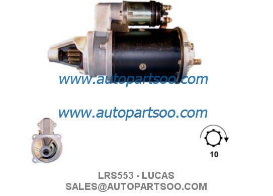 LRS553 DR83337 - LUCAS Starter Motor 12V 2.8KW 10T MOTORES DE ARRANQUE