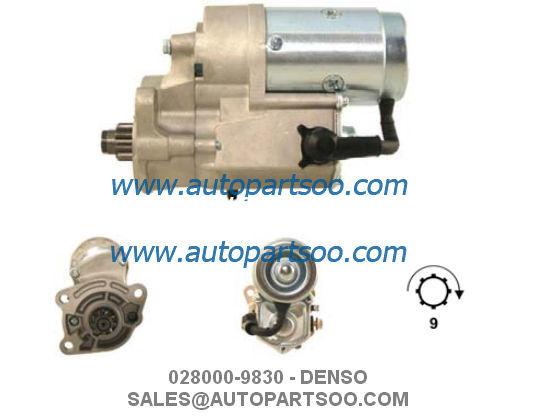 028000-9830 128000-7030 - DENSO Starter Motor 12V 2KW 9T MOTORES DE ARRANQUE