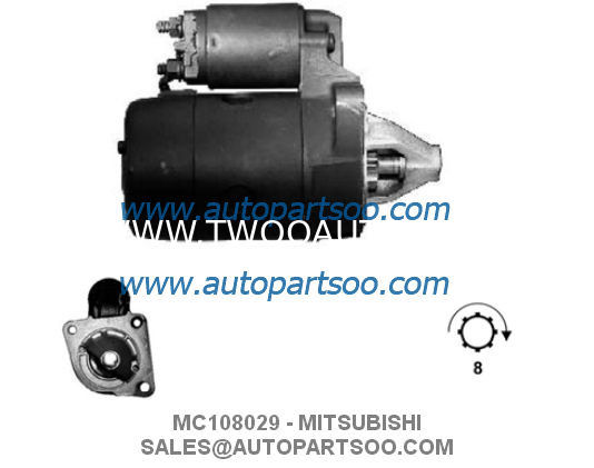 M3T33281 MC108029 - MITSUBISHI Starter Motor 12V 0.9KW 8T MOTORES DE ARRANQUE