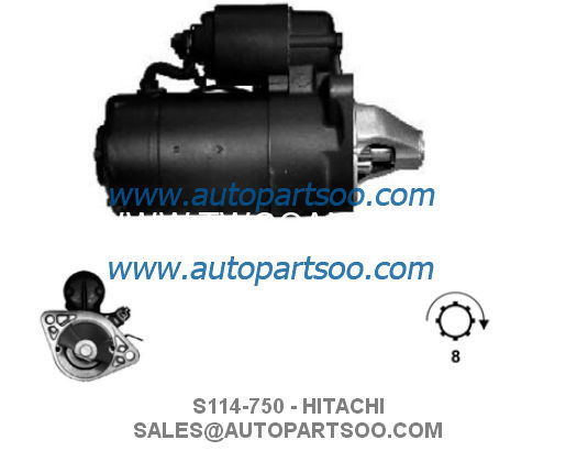 S114-750 S114-766 - HITACHI Starter Motor 12V 1.2KW 8T MOTORES DE ARRANQUE