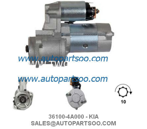 36100-4A000 36100-4A010 KIA Starter Motor 12V 2.2KW 10T MOTORES DE ARRANQUE