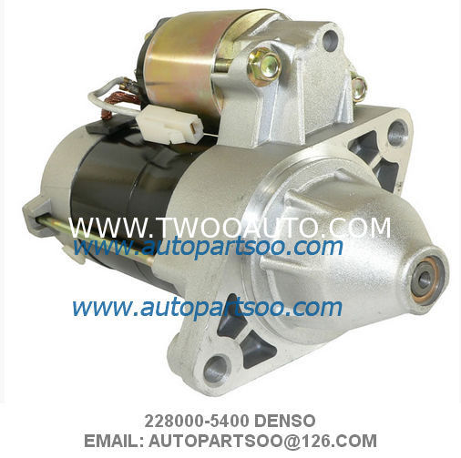 Denso Starter Motor 228000-5400 WAI 18414N 12V 9Tooth 0.9kw Kubota Mower Front