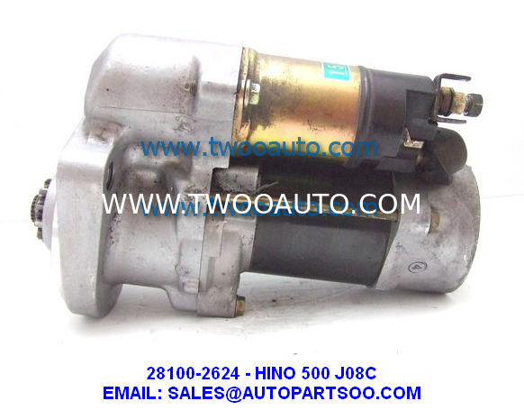28100-2624 0355 502 0019 - Hino 500 J08C Starter Motor 24V 4.5KW 11T