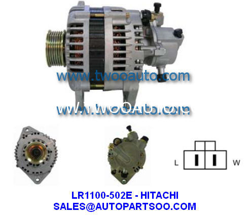 LR1100-502D LR1100-502E - HITACHI Alternator 12V 100A Alternadores