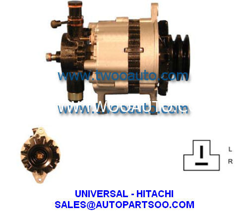 UNIVERSAL - HITACHI Alternator 12V 70A Alternadores