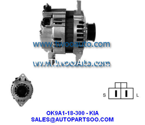 OK9A118300 OK9A1-18-300 - KIA Alternator 12V 80A Alternadores