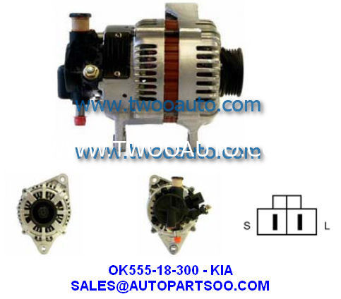 OK555-18-300 LRA02150 AF185381 - MANDO Alternator 12V 85A Alternadores