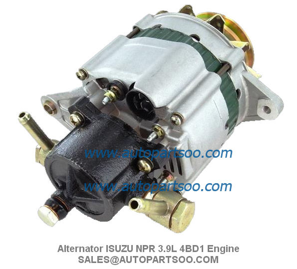 2912760000 8970237331 Alternator NPR Models Isuzu 3.9L - 4BD1 Engine Alternador