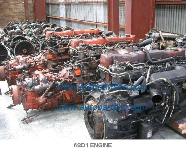 Used ISUZU 6SD1 6SA1 6HH1 6WA1 whole parts and assembly Engine assy, Usado 6SD1 Motor