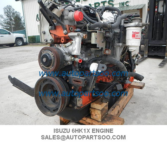 Used Isuzu 6HE1 6HH1 6HK1 Diesel Engine FRR FTR GMC W5500 W6500 W7500, Usado 6HE1 Motor