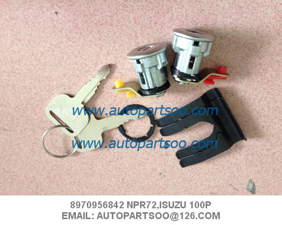 ISUZU Door Locks 8970956852 lock the door right NPR72 ISUZU 100P Barrell and key