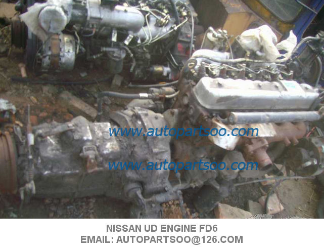NISSAN FE6 ENGINE , USED JAPAN ENGINE ASSY , NISSAN FE6 ENGINE